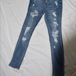 Skinny ripped hollister Jean